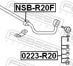 FEBEST 0223-R20 EAN: 4056111044972.