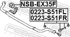FEBEST 0223-S51FR EAN: 4056111079660.