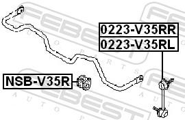 FEBEST 0223-V35RR EAN: 4056111024615.