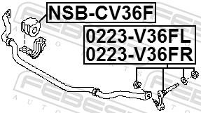 FEBEST 0223-V36FR EAN: 4056111079288.
