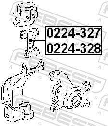FEBEST 0224-327 EAN: 4056111009674.