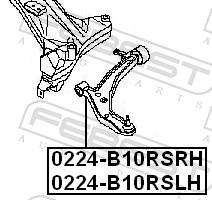 FEBEST 0224-B10RSRH EAN: 4056111034034.