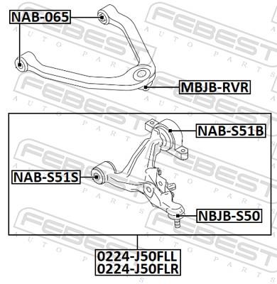 FEBEST 0224-J50FLL EAN: 4056111173276.