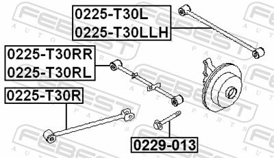 FEBEST 0225-T30RL EAN: 4056111016146.