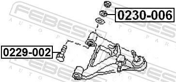 FEBEST 0229-002 EAN: 4056111059754.