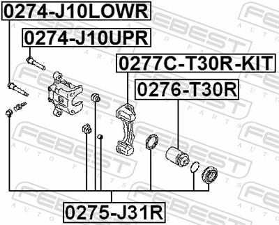 FEBEST 0274-J10UPR EAN: 4056111052748.