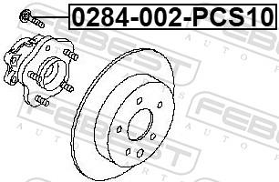 FEBEST 0284-002-PCS10 EAN: 4056111131276.