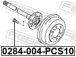 FEBEST 0284-004-PCS10 EAN: 4056111131214.
