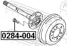 FEBEST 0284-004 EAN: 4056111066790.