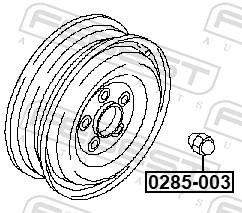 FEBEST 0285-003 EAN: 4056111157351.