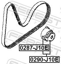 FEBEST 0287-J10E EAN: 4056111091433.