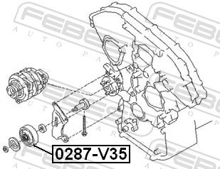 FEBEST 0287-V35 EAN: 4056111057682.