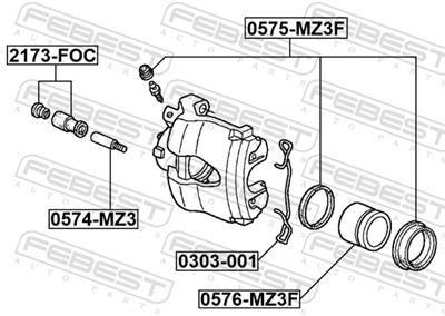 FEBEST 0303-001 EAN: 4056111149813.