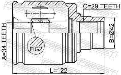 FEBEST 0311-ACC22RH EAN: 4056111102443.