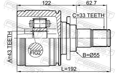 FEBEST 0411-V97WLHR EAN: 4056111097237.