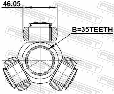 FEBEST 0416-CW5 EAN: 4056111113562.