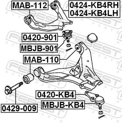 FEBEST 0420-901 EAN: 4056111040578.