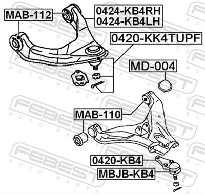 FEBEST 0420-KK4TUPF EAN: 4056111139227.