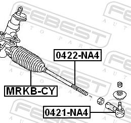 FEBEST 0421-NA4 EAN: 4056111024684.