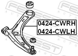FEBEST 0424-CWRH EAN: 4056111040295.