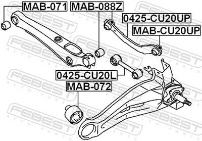 FEBEST 0425-CU20L EAN: 4056111014074.