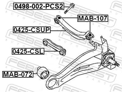 FEBEST 0498-002-PCS2 EAN: 4056111140070.