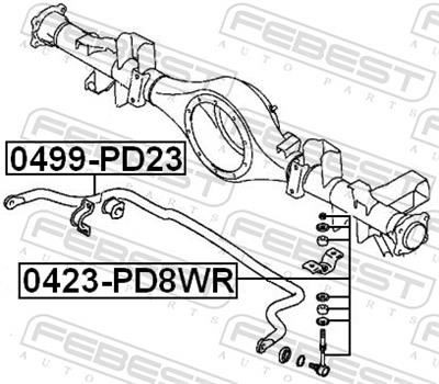 FEBEST 0499-PD23 EAN: 4056111054858.