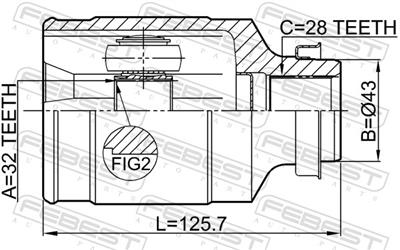 FEBEST 0511-GHMTRH EAN: 4056111096483.