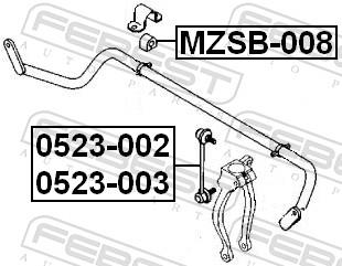 FEBEST 0523-003 EAN: 4056111054964.