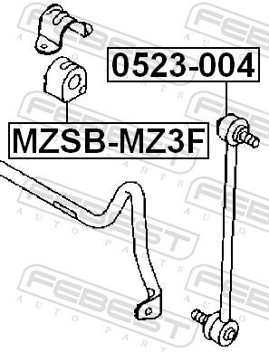 FEBEST 0523-004 EAN: 4056111024059.