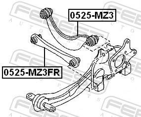 FEBEST 0525-MZ3FR EAN: 4056111024844.