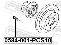 FEBEST 0584-001-PCS10 EAN: 4056111131191.