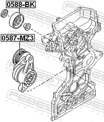 FEBEST 0588-BK EAN: 4056111076522.