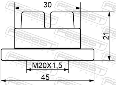 FEBEST 0598-NHUB02 EAN: 4056111152578.