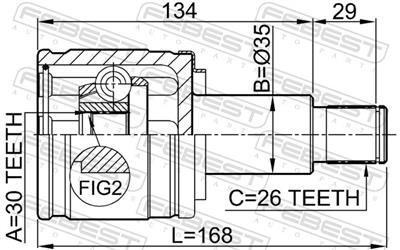 FEBEST 0711-XL7RH EAN: 4056111043777.