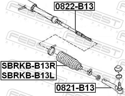 FEBEST 0822-B13 EAN: 4056111039718.