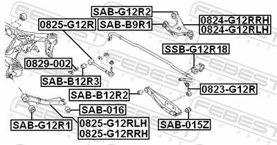 FEBEST 0824-G12RRH EAN: 4056111076294.