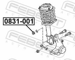 FEBEST 0831-001 EAN: 4056111128108.