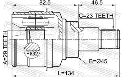 FEBEST 0911-M412 EAN: 4056111101897.