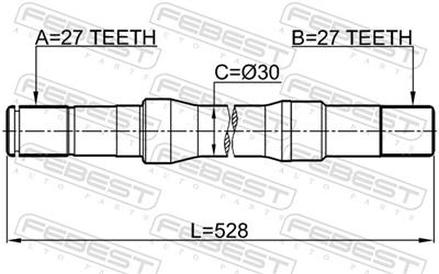 FEBEST 1012-C100RH EAN: 4056111118734.
