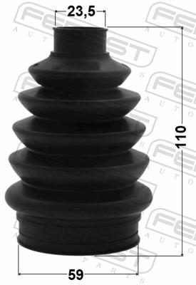 FEBEST 1015P-C100R EAN: 4056111087870.