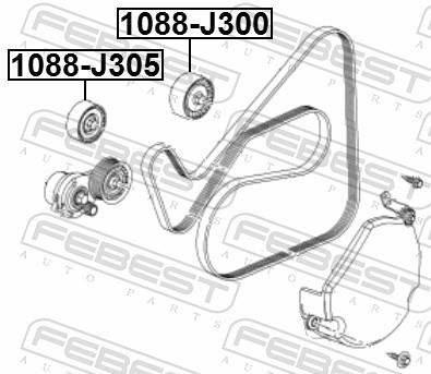 FEBEST 1088-J305 EAN: 4056111125022.