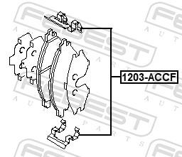 FEBEST 1203-ACCF EAN: 4056111149950.