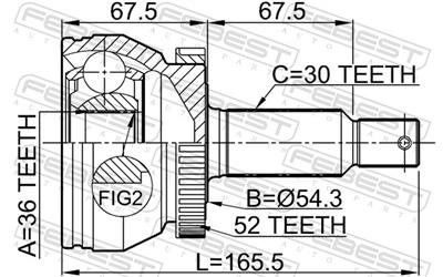 FEBEST 1210-SFCLA52 EAN: 4056111056586.