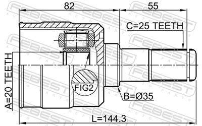 FEBEST 1211-IX35R EAN: 4056111129464.