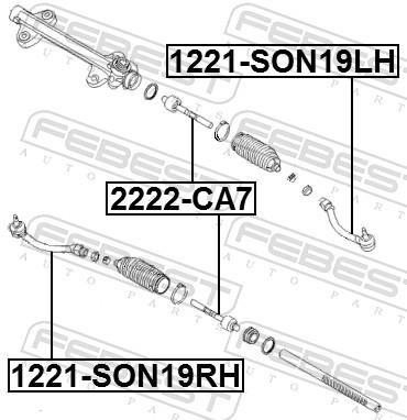 FEBEST 1221-SON19RH EAN: 4056111177861.