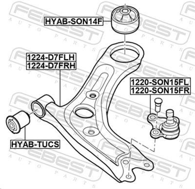 FEBEST 1224-D7FLH EAN: 4056111172651.