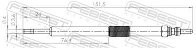 FEBEST 14642-001 EAN: 4056111166438.