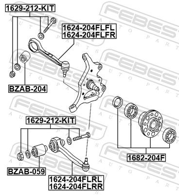 FEBEST 1624-204FLFL EAN: 4056111169057.