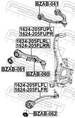 FEBEST 1624-205FUPL EAN: 4056111169118.